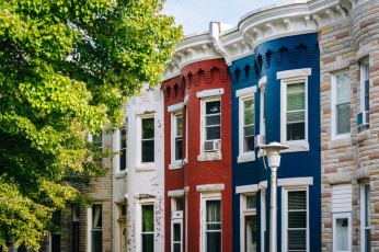 Image of Baltimore row homes